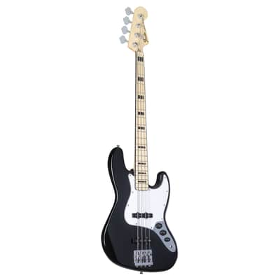 Fender Geddy Lee Jazz Bass, Black - 4-String Electric Bass image 1
