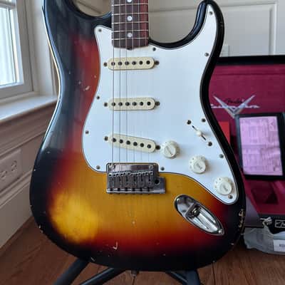 2025 Fender Custom Shop Stratocaster Pro W25 Relic - 3 Color Sunburst image 2