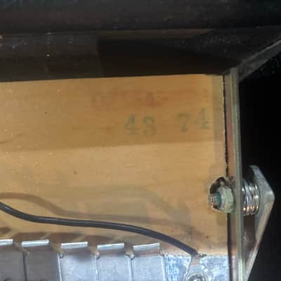 Rhodes Piano Bass 32-Key Electric Piano 1974 - Black image 3