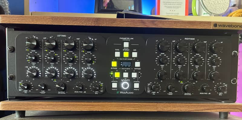 WesAudio ngTubeEQ Parametric Tube Equalizer 2024 - Present - Black image 1