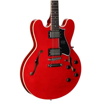 Heritage Standard H-535 Semi-Hollowbody Electric Guitar (with Case), Transparent Cherry image 1