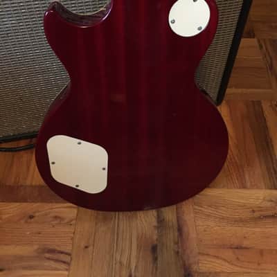 Epiphone Les Paul Classic Quilt Flametop Cherry Set Neck Guitar with slash looks! es sg ri lp jr image 5