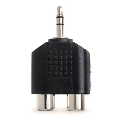 Hosa GRM-193 adaptor - Dual RCA to 3.5 mm TRS image 3