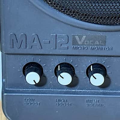 Roland MA-12C, Black, Powered Nearfield Monitor w/ Mounting Bracket, Very Good Condition image 2