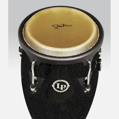 Latin Percussion LP Aspire 10-inch and 11-inch Santana Black Magic Conga Set with Double Stand, LPA646-BM image 4