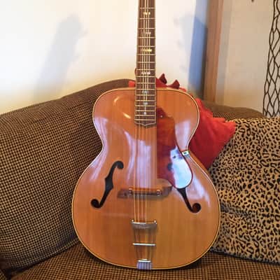 Kay K-62 "Television" Model (1937-1939) Natural Carved Archtop image 7