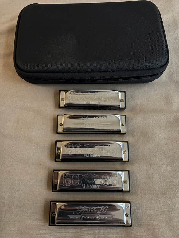 Hohner SPC Case of Special 20s - 5 Harmonicas with Case 2015+ - Progressive image 1