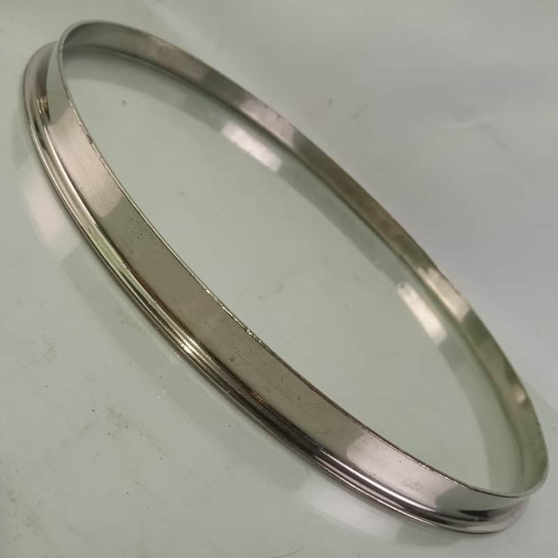 Slingerland 13"Single-Flange Tom Drum NOB Batter Rim/Hoop Brass Nickel RadioKing image 1