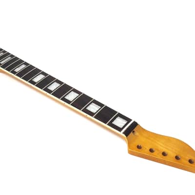 Brio Left Handed Binded Maple Rosewood Fingerboard T-Style Neck w Block Inlays - Poly image 3