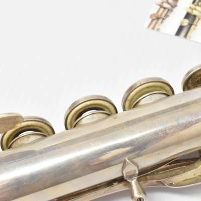 Vintage Gemeinhardt Sterling Silver Handmade 3SSB Open Hole Flute Inline B Foot image 8