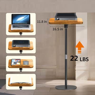 2-in-1 Dual-Use Music Stand & Tabletop Stand, Heavy Duty Solid Wooden Music Stand for Sheet Music, Adjustable Height & Angle, With Page Paper Clip, Ideal for Violin Guitar Piano Players image 2