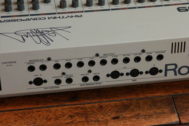 1984 Roland TR-909 Rhythm Composer (Signed by Jeff Mills) | Reverb