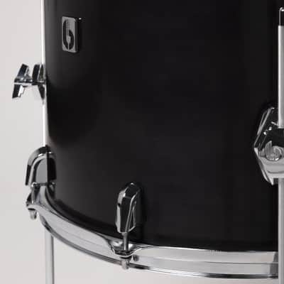 British Drum Company Enigma 3pc Club Drum Set Satin Black. New with Full Warranty! image 13