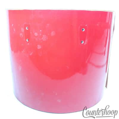 Ludwig 12x15" Concert Tom 3Ply Drum Shell Red Cortex Wrap Vintage 70s Blue/Olive image 4
