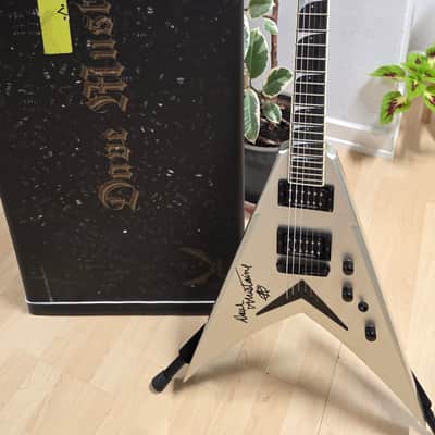 Dean Dave Mustaine King V VMNT Signature USA Custom Shop Flying V NAMM American Pre-Production Prototype 2006 PRE-GIBSON Megadeth Korina Signature Guitar Artist Owned by DAVE MUSTAINE Master Built Masterbuilt by Dean Zelinsky ESP DV8 Lawsuit image 6