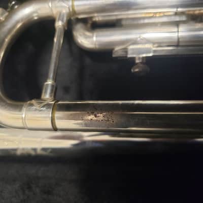 Bach TR200S Silver Intermediate Trumpet!  Serviced, New Case, Gorgeous! image 4