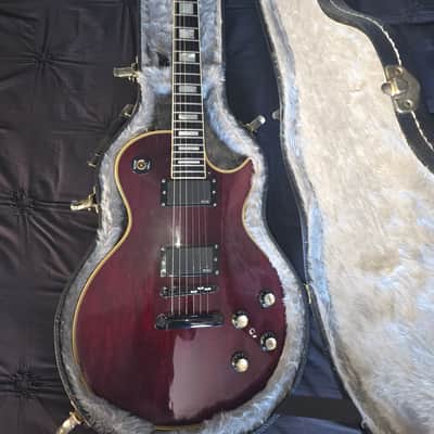 Gibson Les Paul Custom 1976 - wine red image 14
