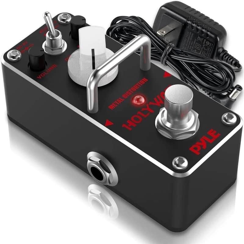 Pyle With Adapter Heavy Metal Guitar Distortion Pedal Holy War AHOR-3 2 Mode True Bypass image 1