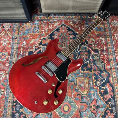 Yamaha SA700 Semi Hollowbody ES335 Type 1981 Persimmon Red image 5