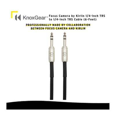 Knox Gear 1/4in TRS to 1/4inTRS Cable (6-Feet) image 10