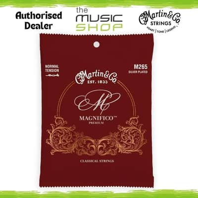 Martin Magnifico Premium Classical Guitar Strings, Normal Tension, Silver - M265 image 1
