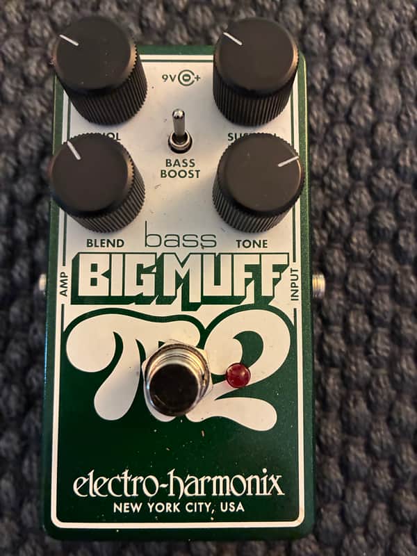 Electro-Harmonix Bass Big Muff Pi 2 Dual Op-Amp Fuzz 2026 - Present - Green / White