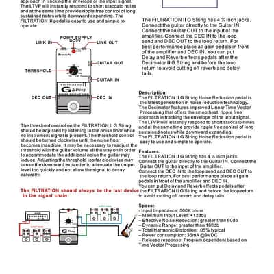 Demonfx G String Filtration 2 Noise Reduction for Effects Loop/Signal Chains image 7