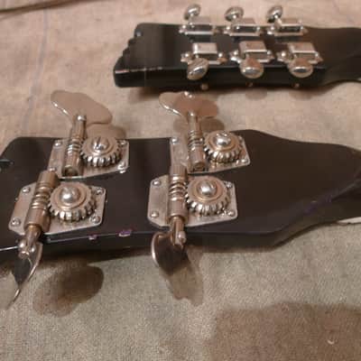 Mosrite Doubleneck 4/6 Bass Guitar 1973 Sunburst image 10