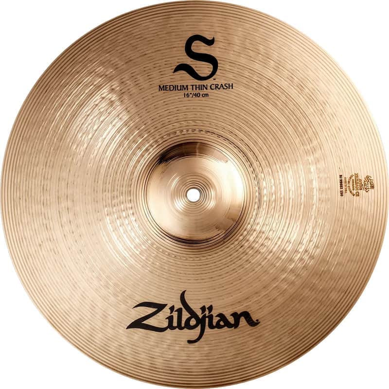 Zildjian 16" S Series Medium Thin Crash Cymbal image 1