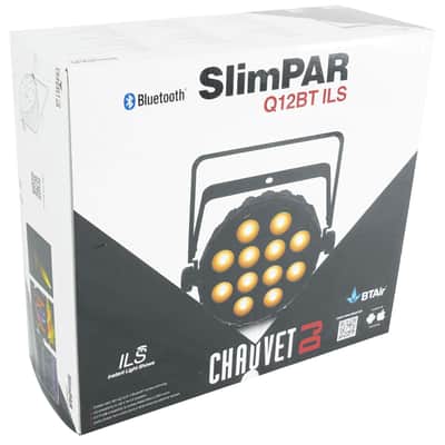 12) Chauvet DJ SLIMPAR Q12 BT ILS Wireless Par Wash Up-Lights w/Bluetooth+Fogger image 2