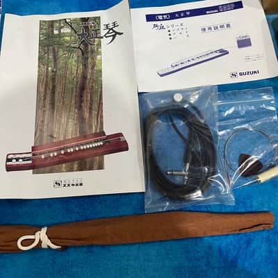 Suzuki Electric Taishogoto Taisho Goto Nagoya Japanese Harp Original Box and Accessories image 2