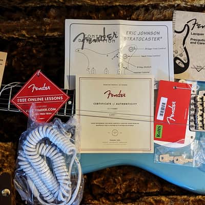 2018 Fender Eric Johnson Stratocaster with Rosewood Fretboard - Tropical Turquoise image 9