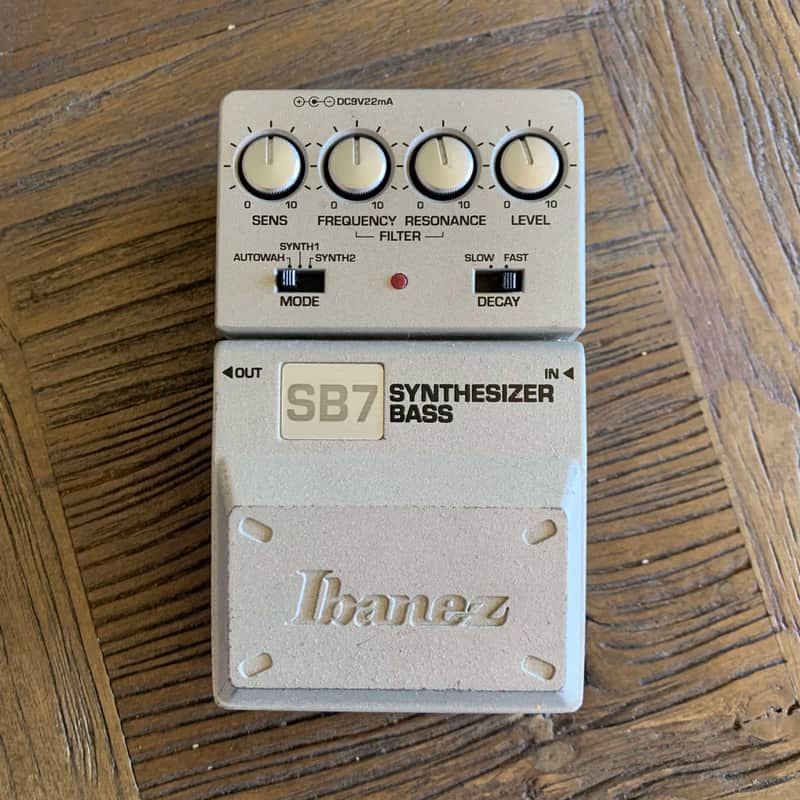Ibanez SB7 Synthesizer Bass 1990s - Silver image 1