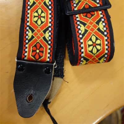 Vintage 60/70s guitar strap Japan Ace Style #23 image 1