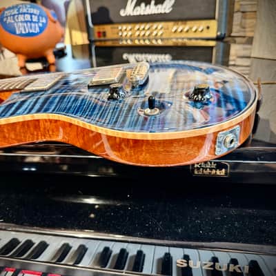 Nik Huber DOLPHIN CUSTOM LEFTY Super Flame Top Curly Mahogany  BRAZILIAN ROSEWOOD ( 2010) image 8
