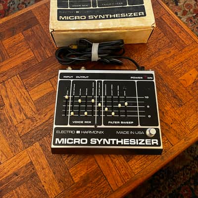 Electro-Harmonix Micro Synthesizer 1980s - Black V2 Original Box image 2