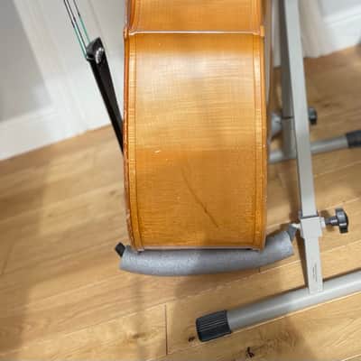 Emanuel Wilfer 3/4 double bass 1995 - Blonde laquer image 3