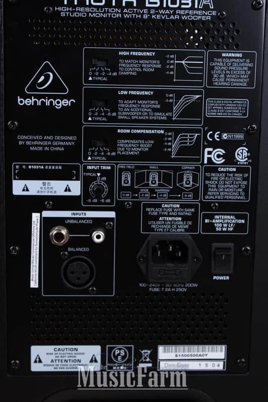 BEHRINGER B1031A ２本セット Behringer Truth B1031A 2台セット