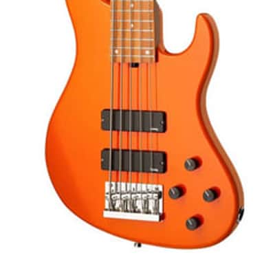 Sadowsky MetroExpress 5-String 24-Fret Modern Bass Roasted Maple Fingerboard 5-String Solid Candy Apple Orange Metallic High Polish image 8