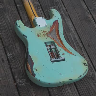 Two Tone Relic (Seafoam over Sunburst) image 3