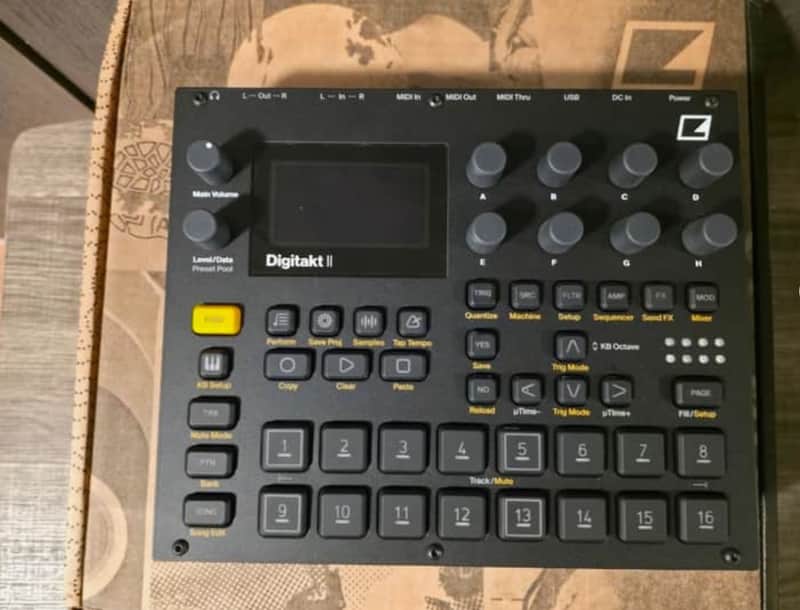 Elektron Digitakt II 2024 - Present - Black image 1