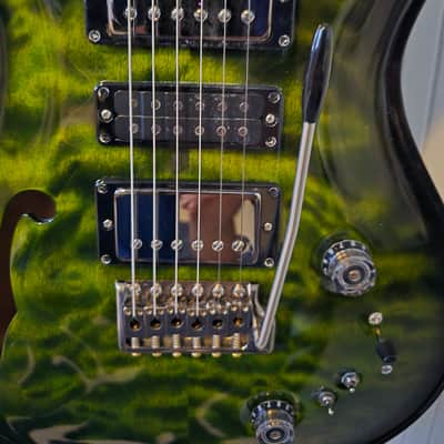 2022 PRS Special 22 Semi-Hollow Wood Library- Jade Smokeburst- Brian's Guitars- Exclusive image 8