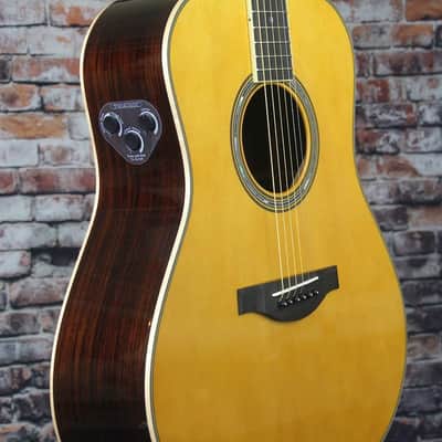 Yamaha LL-TA TransAcoustic Dreadnought 2023 - Vintage Tint image 4
