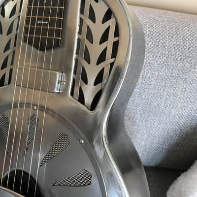 Morton SS Parlor - One of a kind resonator guitar with pickups image 7
