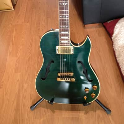 Heritage SAE Custom 1992 Green Burst image 2