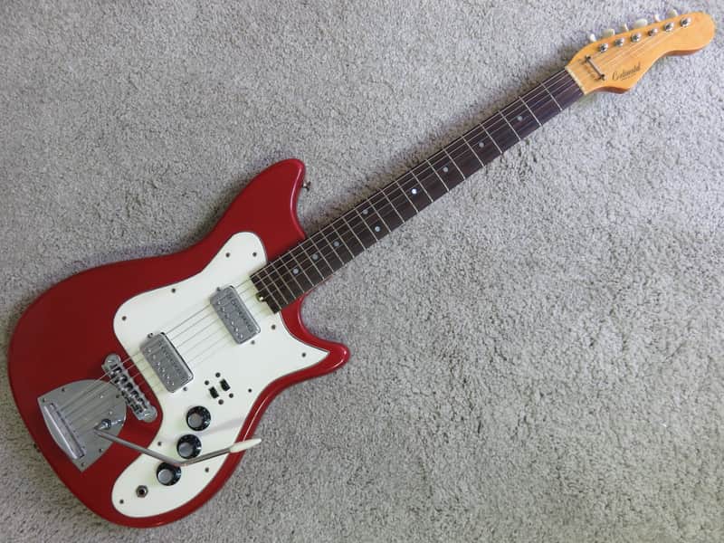 Vintage 1965 Kapa Continental Electric Guitar Original Vibrato Arm Rare USA Made image 1