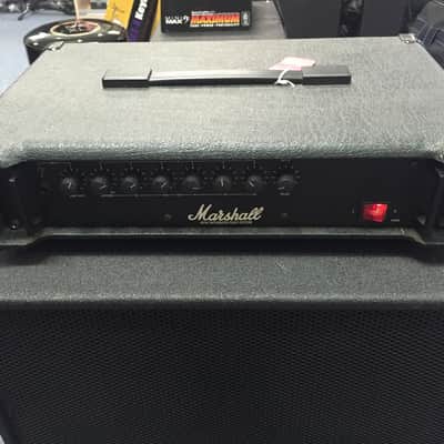 Marshall 3510 100 watt Integrated Bass Amp head Vintage 1980's Black image 1