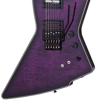 Schecter E-1 FR S Sustainiac Trans Purple Burst image 1