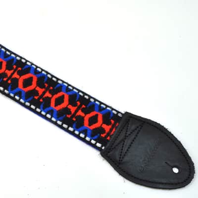 Souldier 'Pima' Black Vintage Guitar Strap on Seatbelt - 1324 image 5