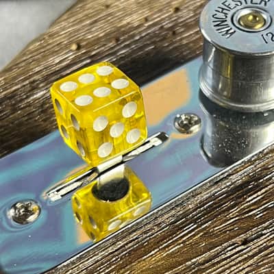 Kinnatone Yellow Dice Switch Tip for blade style switch Strat or Tele 3 way 5 way image 2